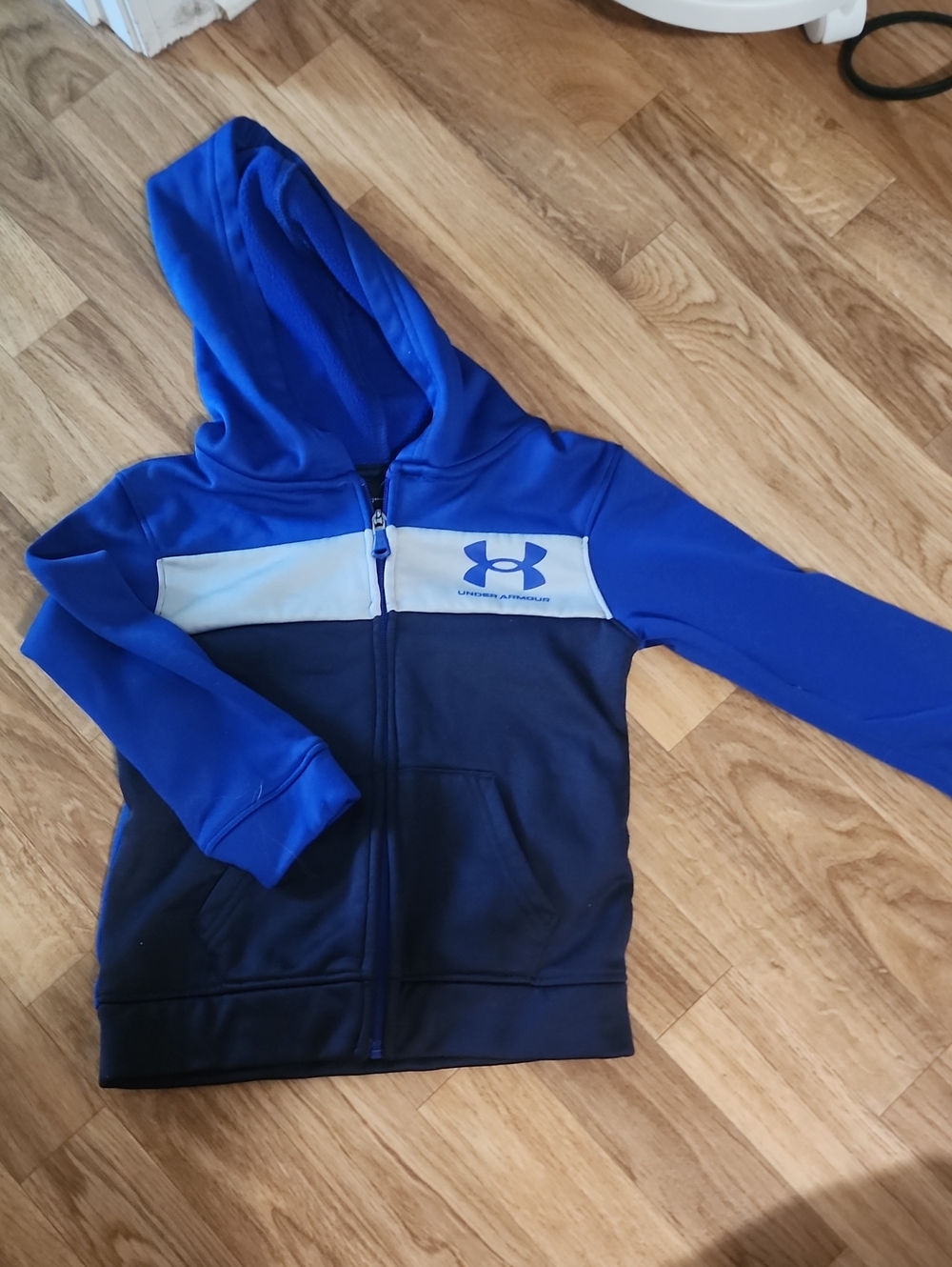 Under Armour Blue & Navy Full Zip Kids Hoodie